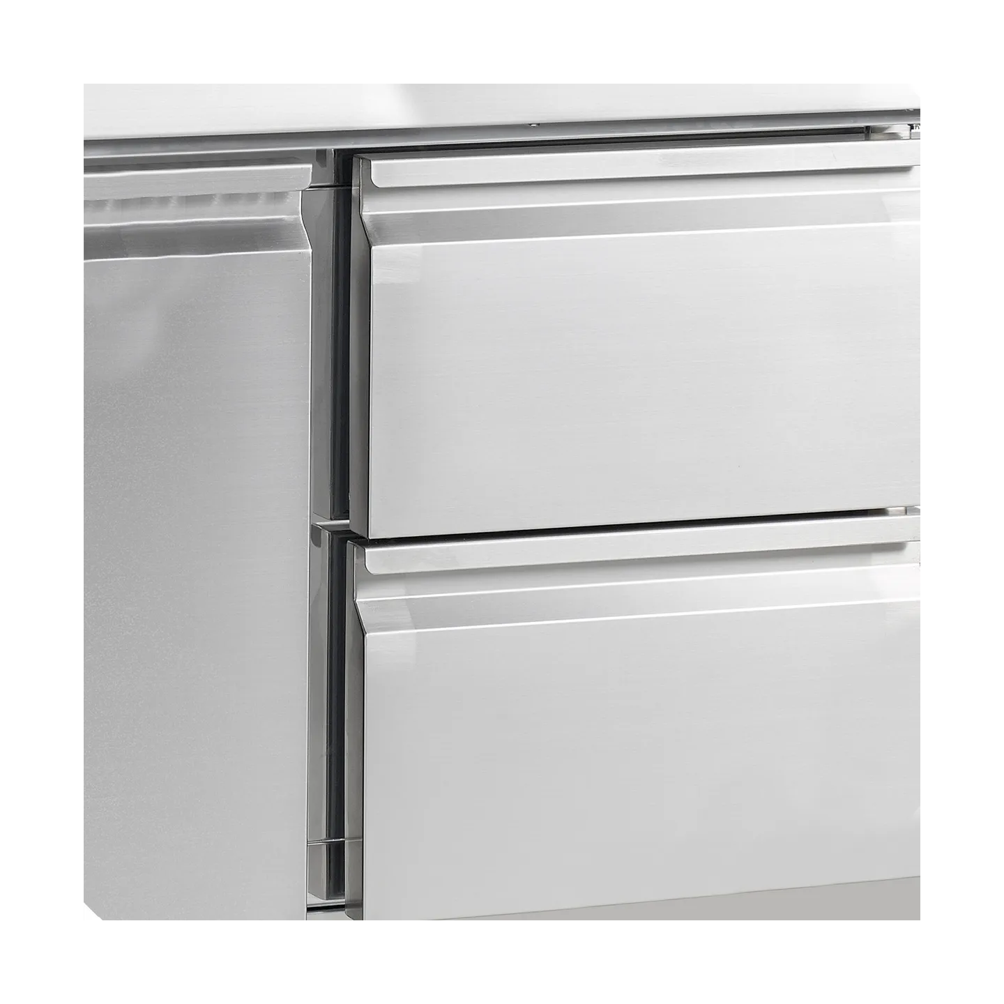 Meuble à pizza 3 portes avec module pour garniture PT1365 + VK33-140Inox 10766 TEFCOLD-mondialchr.com