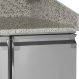Meuble à pizza 3 portes GN1/1 PT1365 Inox 17841 TEFCOLD-mondialchr.com