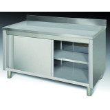 Meuble bas inox 1000mm P600mm Mural