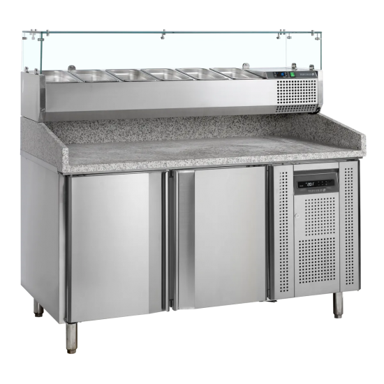 Meuble à pizza 2 portes avec module 17819 TEFCOLD - mondialchr.com