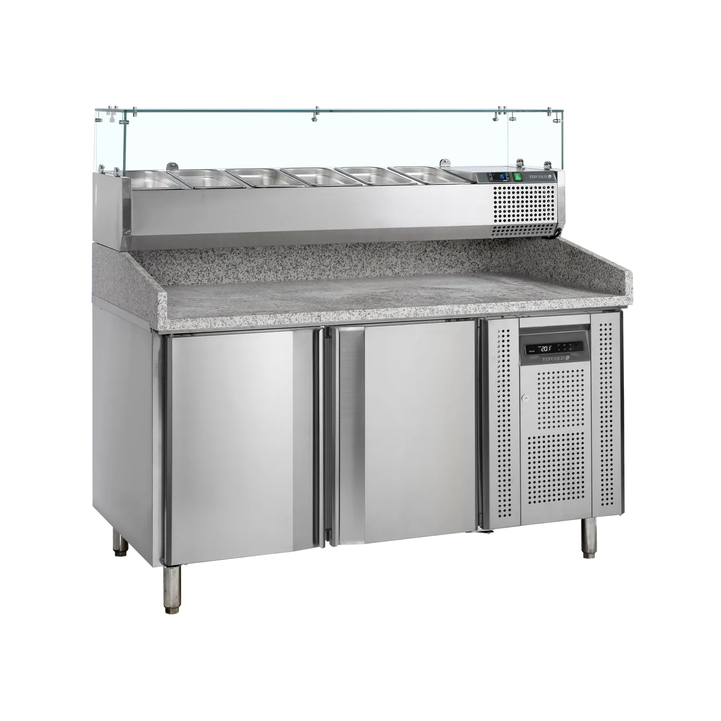 Meuble à pizza 2 portes avec module 17819 TEFCOLD - mondialchr.com