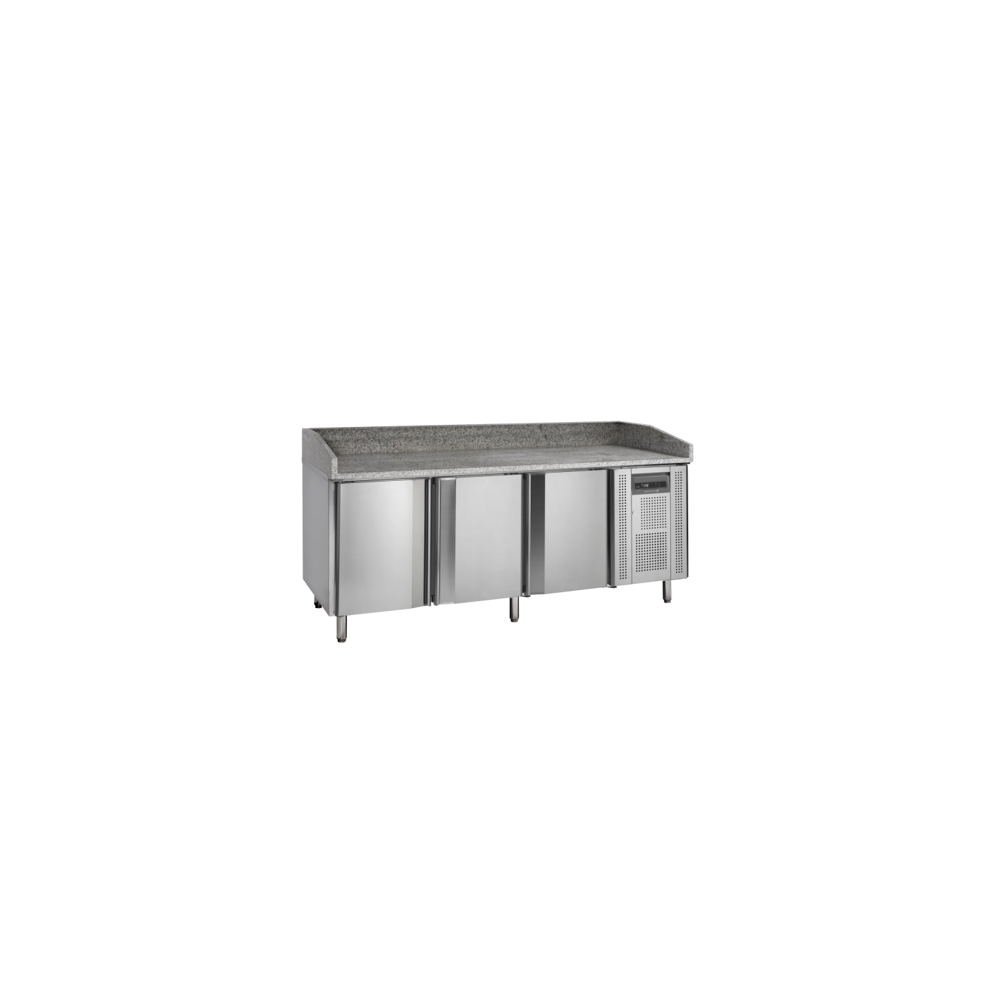 Meuble à pizza 3 portes PT1300 Inox 17834 TEFCOLD-mondialchr.com