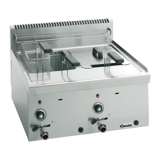 Friteuse gaz 600, B600, 2x8L 1315213 Bartscher- mondialchr.com