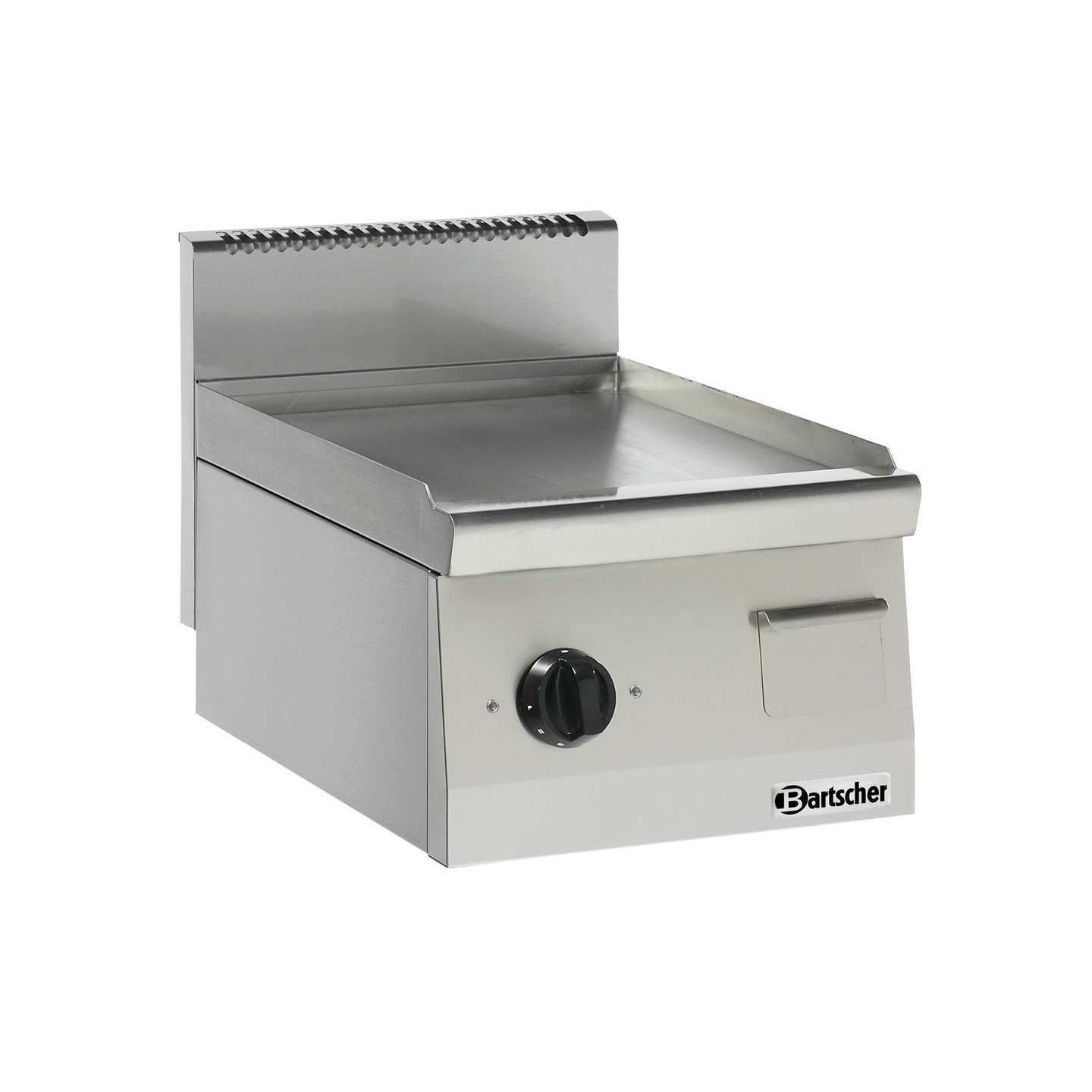 Plaque grill 600, B400, lisse 132115 Bartscher - mondialchr.com