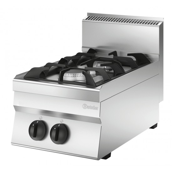Fourneau Gaz Bartscher 650 - 2 Feux Larges, TG 1151123 -mondialchr.com