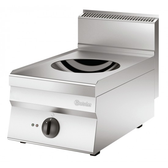 Wok à Induction Bartscher 650 - B400, 5kW  115099 - mondialchr.com