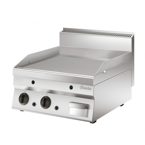 Plancha Gaz Bartscher 650 - 600G-G en inox 18/10 - mondialchr.com