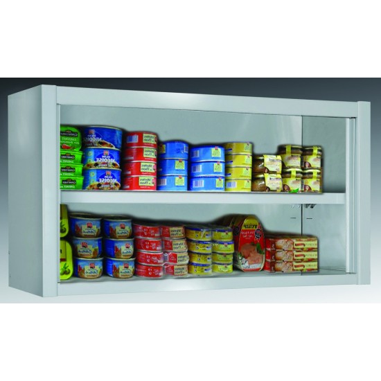 Placard Mural ouvert 1400mm En Inox