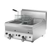 Friteuse à Gaz Bartscher 650 - 2x8L, TG - robuste - mondialchr.com