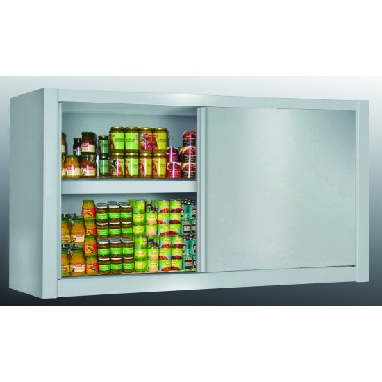 Placard Mural 1400mm portes coulissantes En Inox