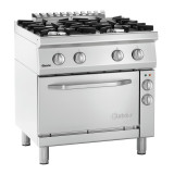 Fourneau Gaz Bartscher 70040 EB11 2851241 inox robuste -mondialchr.com