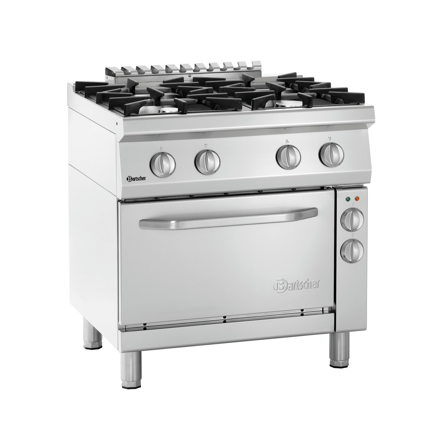 Fourneau Gaz Bartscher 70040 EB11 2851241 inox robuste -mondialchr.com