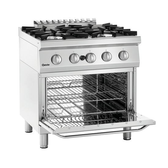 Fourneau Gaz Bartscher 70040 GB21 2851251 – Acier inox -mondialchr.com