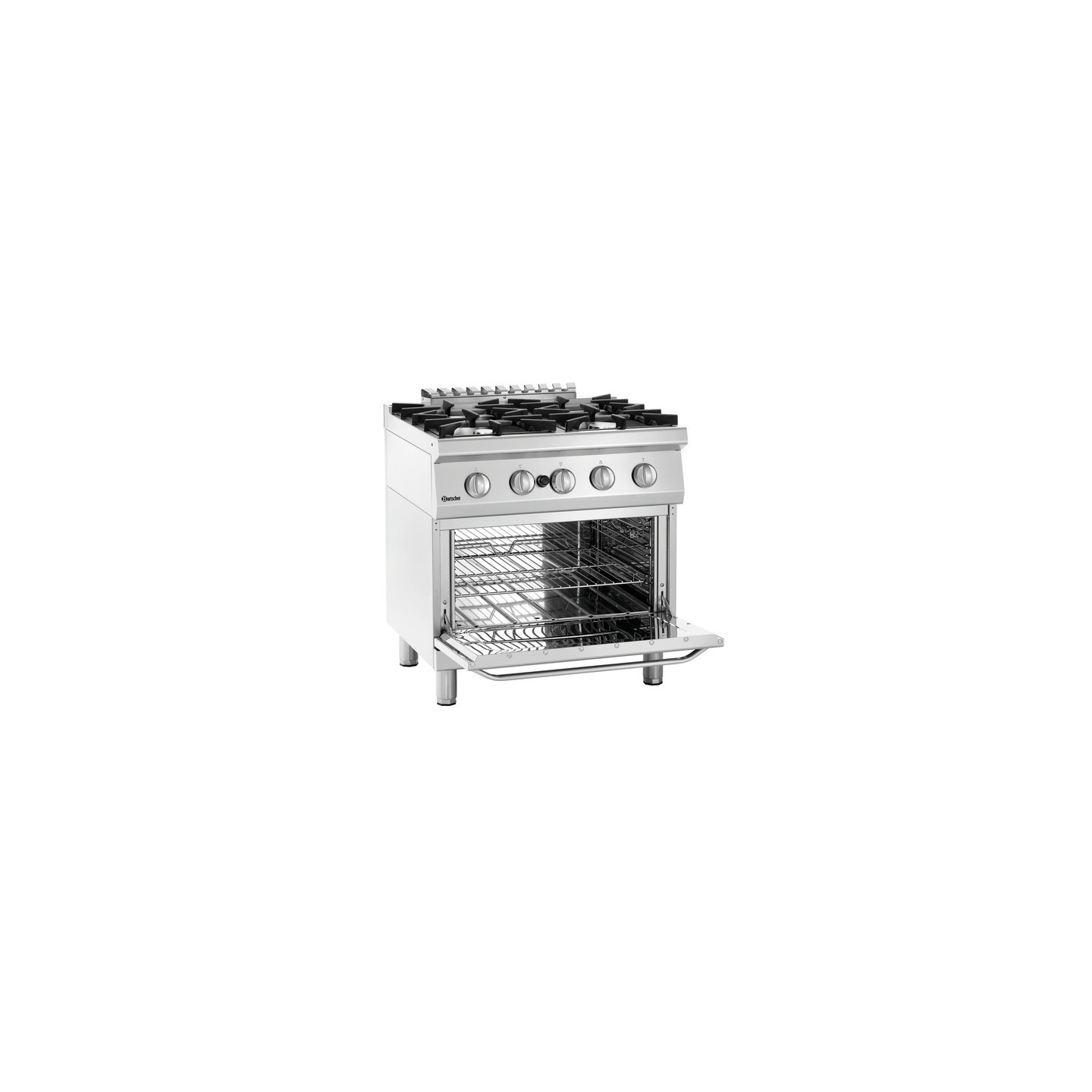 Fourneau Gaz Bartscher 70040 GB21 2851251 – Acier inox -mondialchr.com