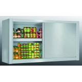Placard Mural 1800mm portes coulissantes En Inox