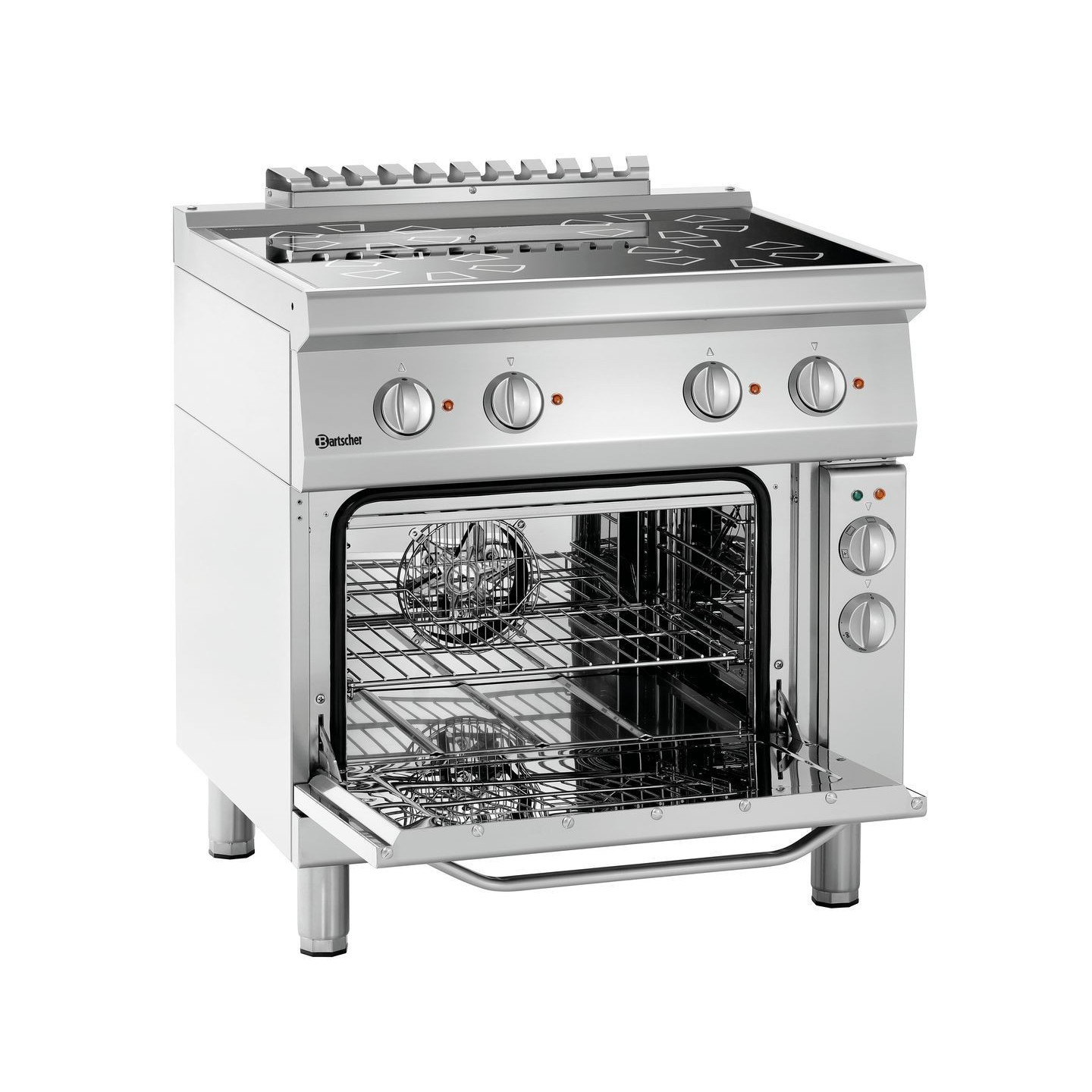 Plan de Cuisson Électrique Bartscher 700 4P EBO 287431 -mondialchr.com
