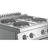 Plan de Cuisson Él. Bartscher 700 B800 4PL EBO 286225  -mondialchr.com