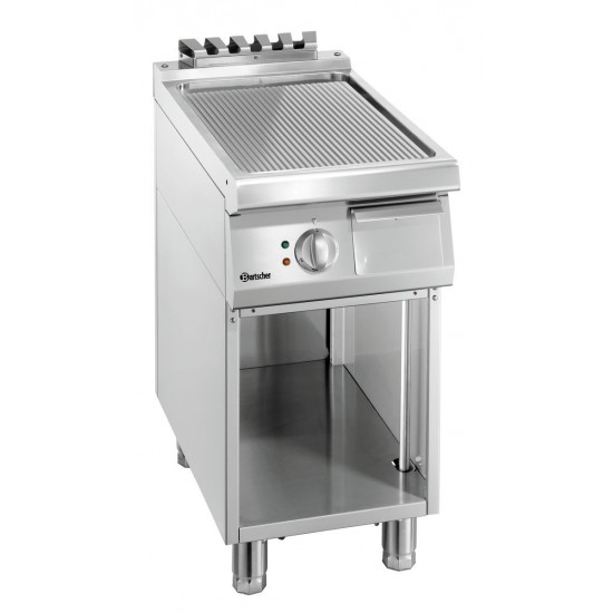 Plaque grill 700, L400, nervurée 286507 Bartscher - mondialchr.com