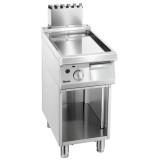 Plaque grill gaz 700, L400, lisse 2855061 Bartscher - mondialchr.com