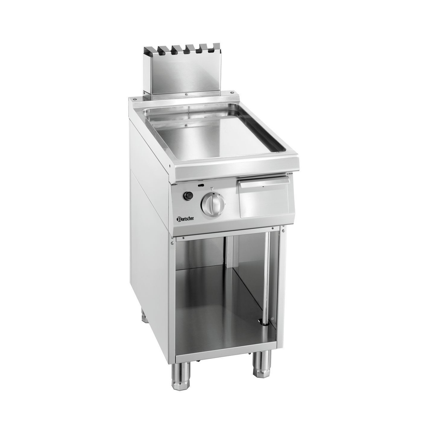 Plaque grill gaz 700, L400, lisse 2855061 Bartscher - mondialchr.com