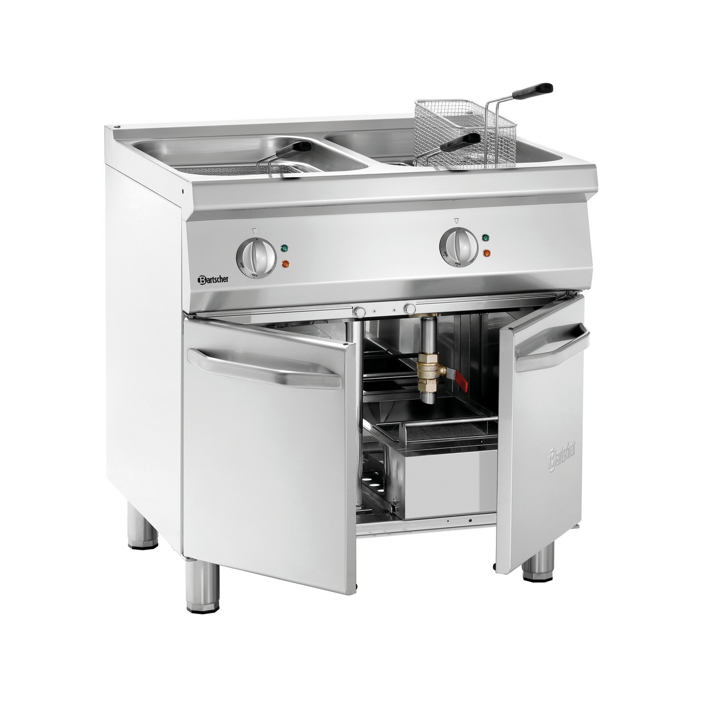 Friteuse 700, L800, 2x15L 286922 Bartscher - mondialchr.com