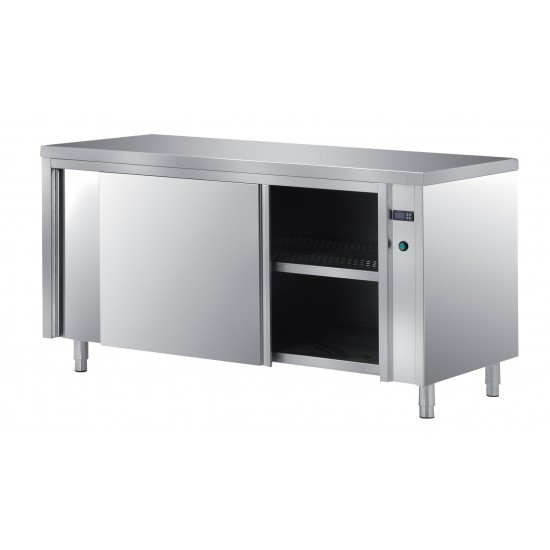 Meuble étuve P.700mm Central inox 304