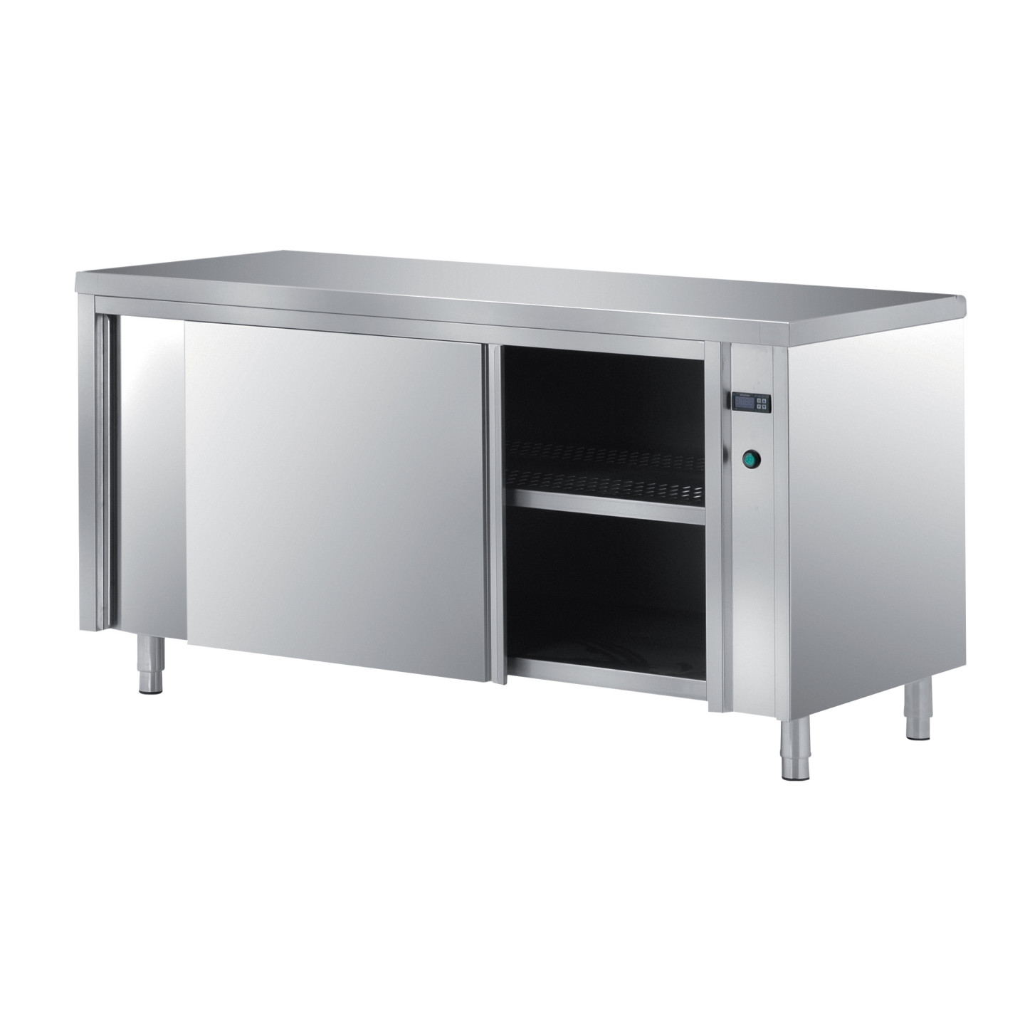Meuble étuve P.700mm Central inox 304