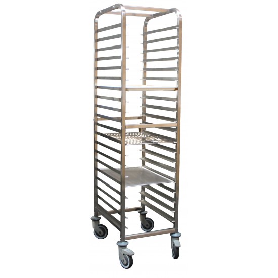 ECHELLE DEMONTABLE INOX 600X400, 15 NIVEAUX