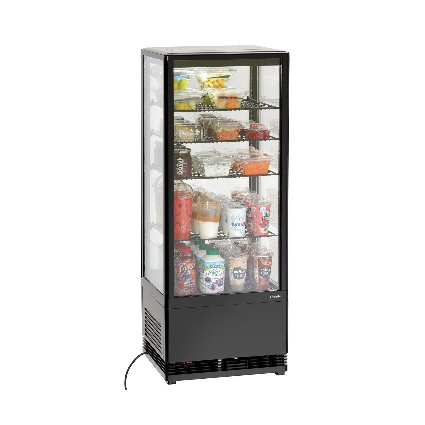 Mini-vitrine réfrigérée 98L Bartscher 700398G Moderne -mondialchr.com