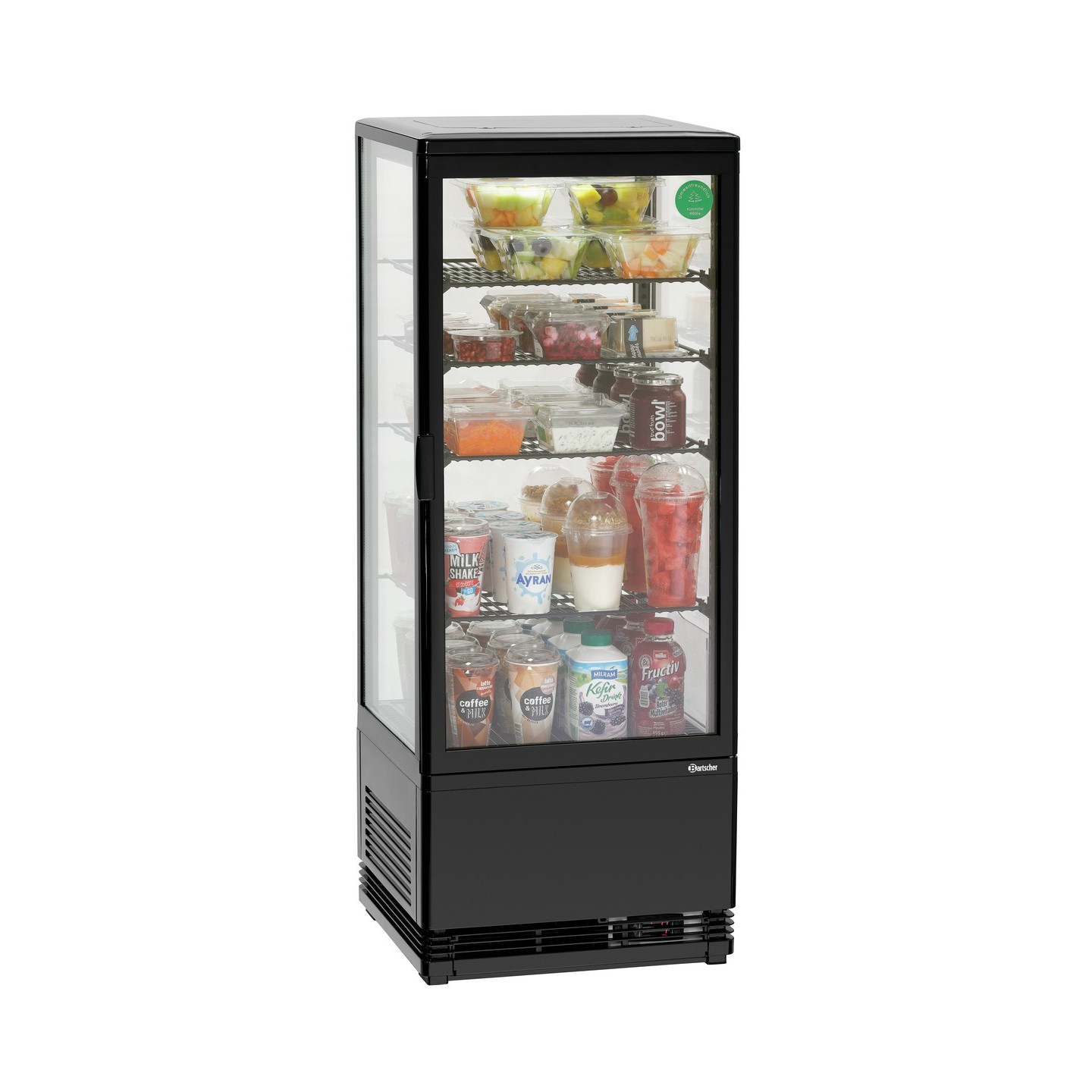 Mini-vitrine réfrigérée 98L Bartscher 700398G Moderne -mondialchr.com