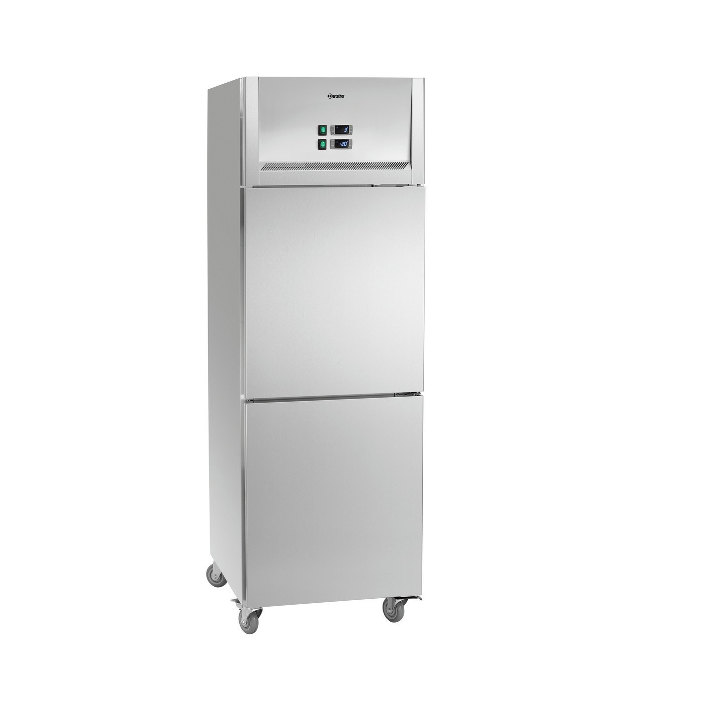 Réfrigérateur combiné Bartscher 484L inox pour les pro -mondialchr.com