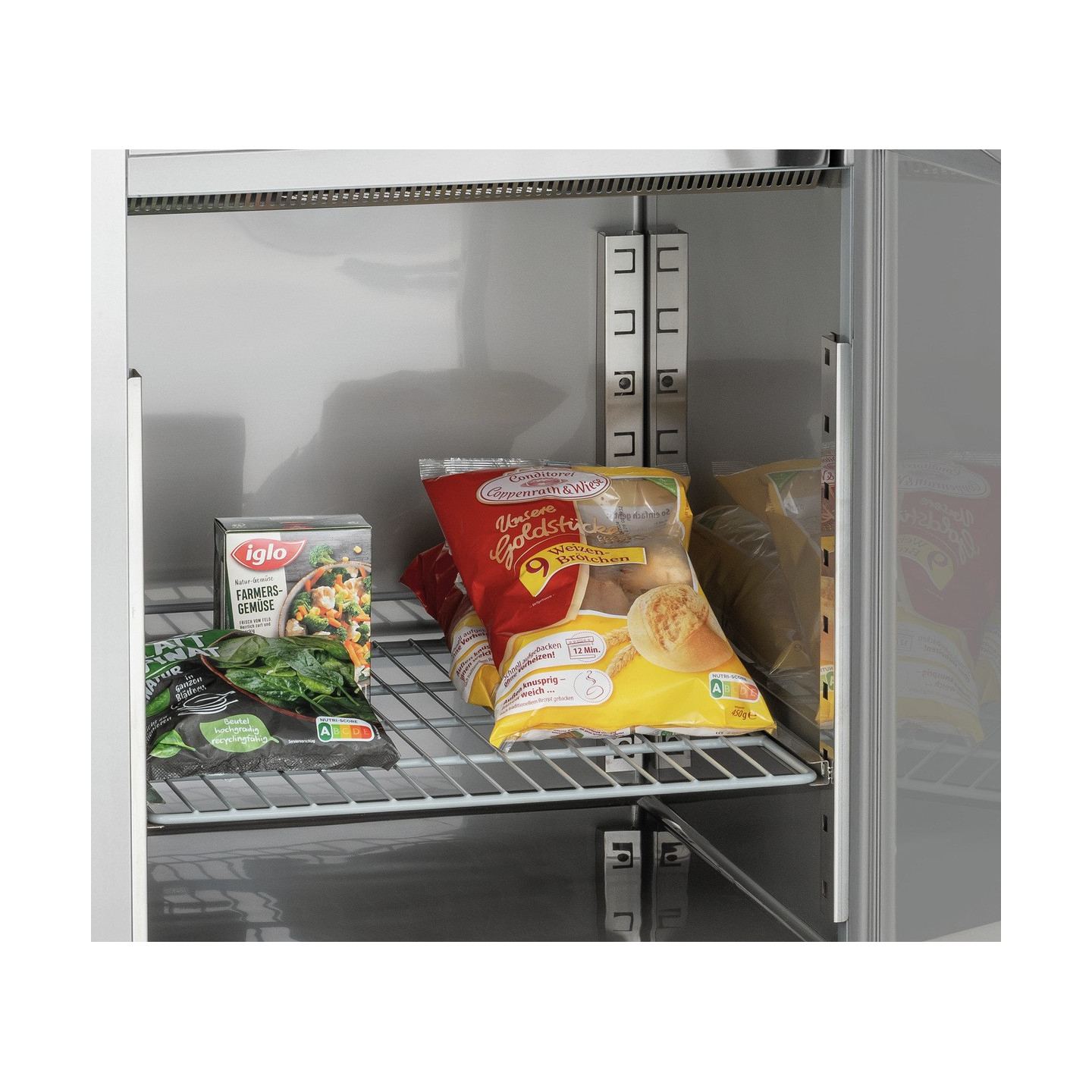Réfrigérateur combiné Bartscher 484L inox pour les pro -mondialchr.com