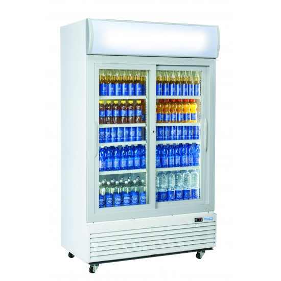 Armoire à boissons 1000L portes coulissantes