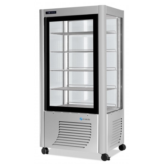 Vitrine réfrigérée 4 faces vitrées- Fixe- 540L froid positif-SCAIOLA