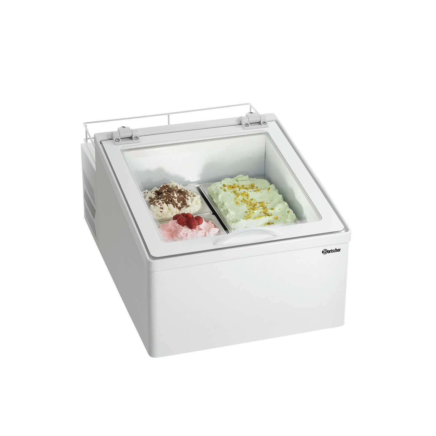 Vitrine à glaces pro 2 bacs de 5L Bartscher 700940 - mondialchr.com