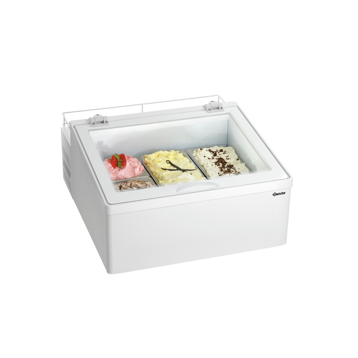 Vitrine à glaces pratique 3 bacs de 5L Bartscher 700941 mondialchr.com
