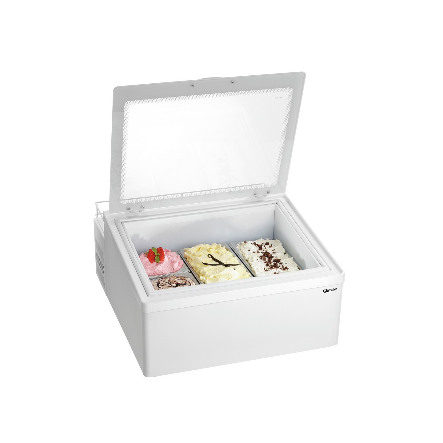 Vitrine à glaces pratique 3 bacs de 5L Bartscher 700941 mondialchr.com