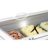 Vitrine à glaces pratique 3 bacs de 5L Bartscher 700941 mondialchr.com