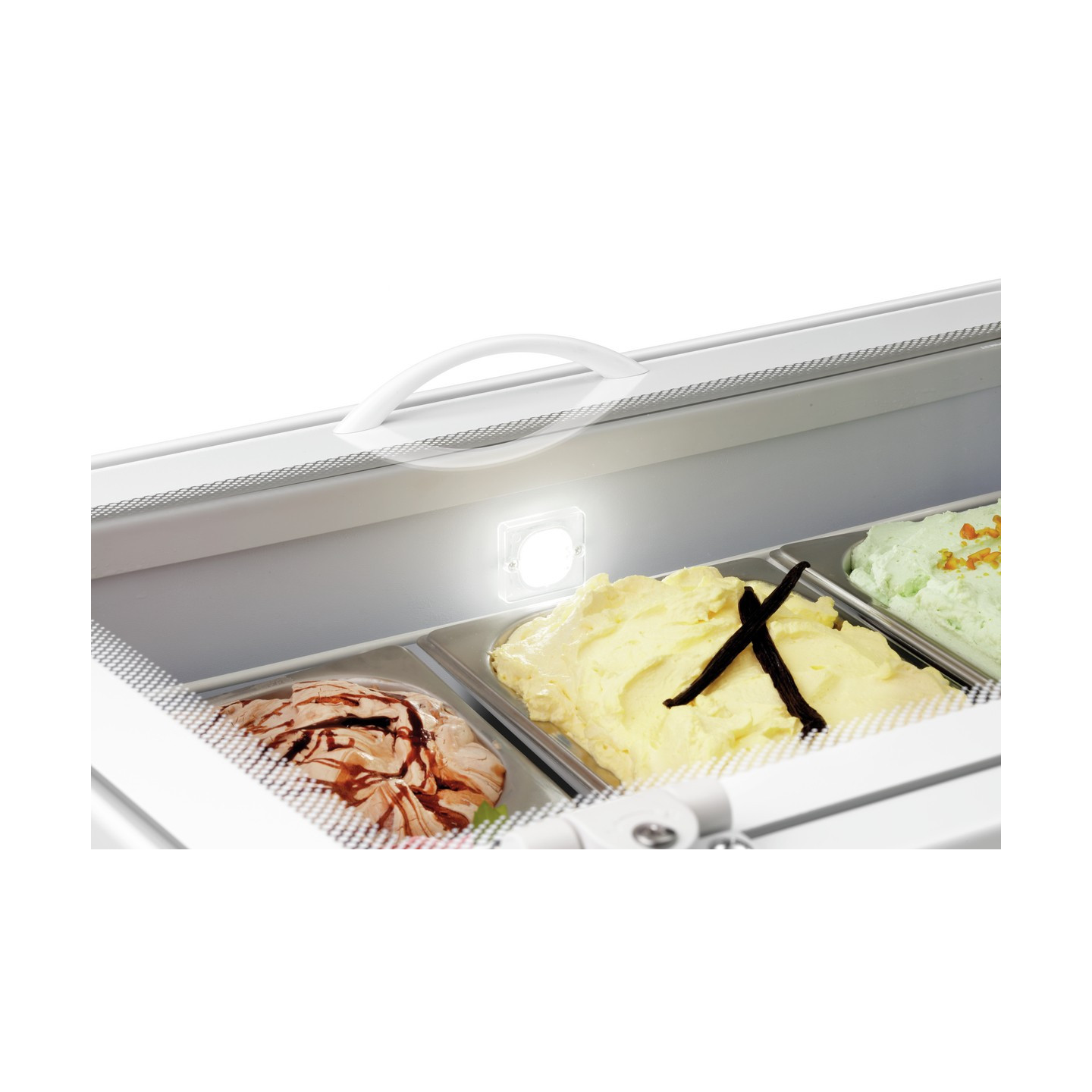 Vitrine à glaces pratique 3 bacs de 5L Bartscher 700941 mondialchr.com
