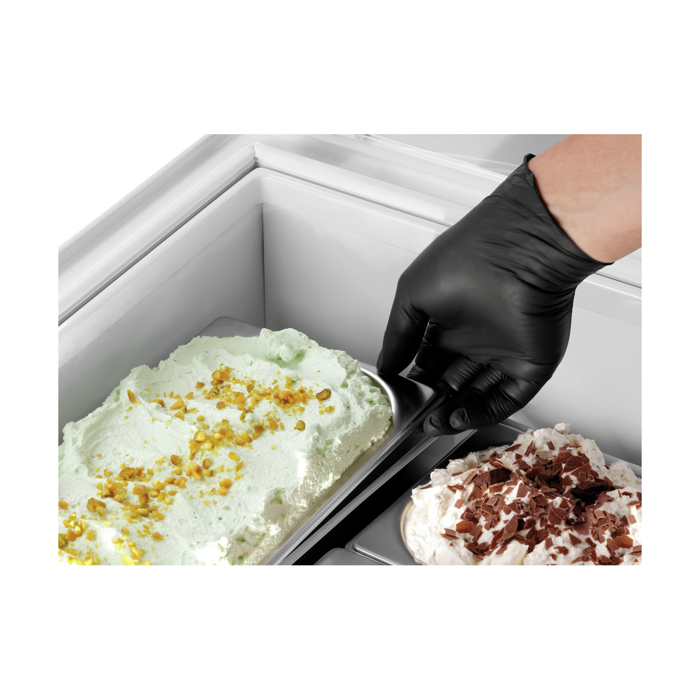 Vitrine à glaces pratique 3 bacs de 5L Bartscher 700941 mondialchr.com