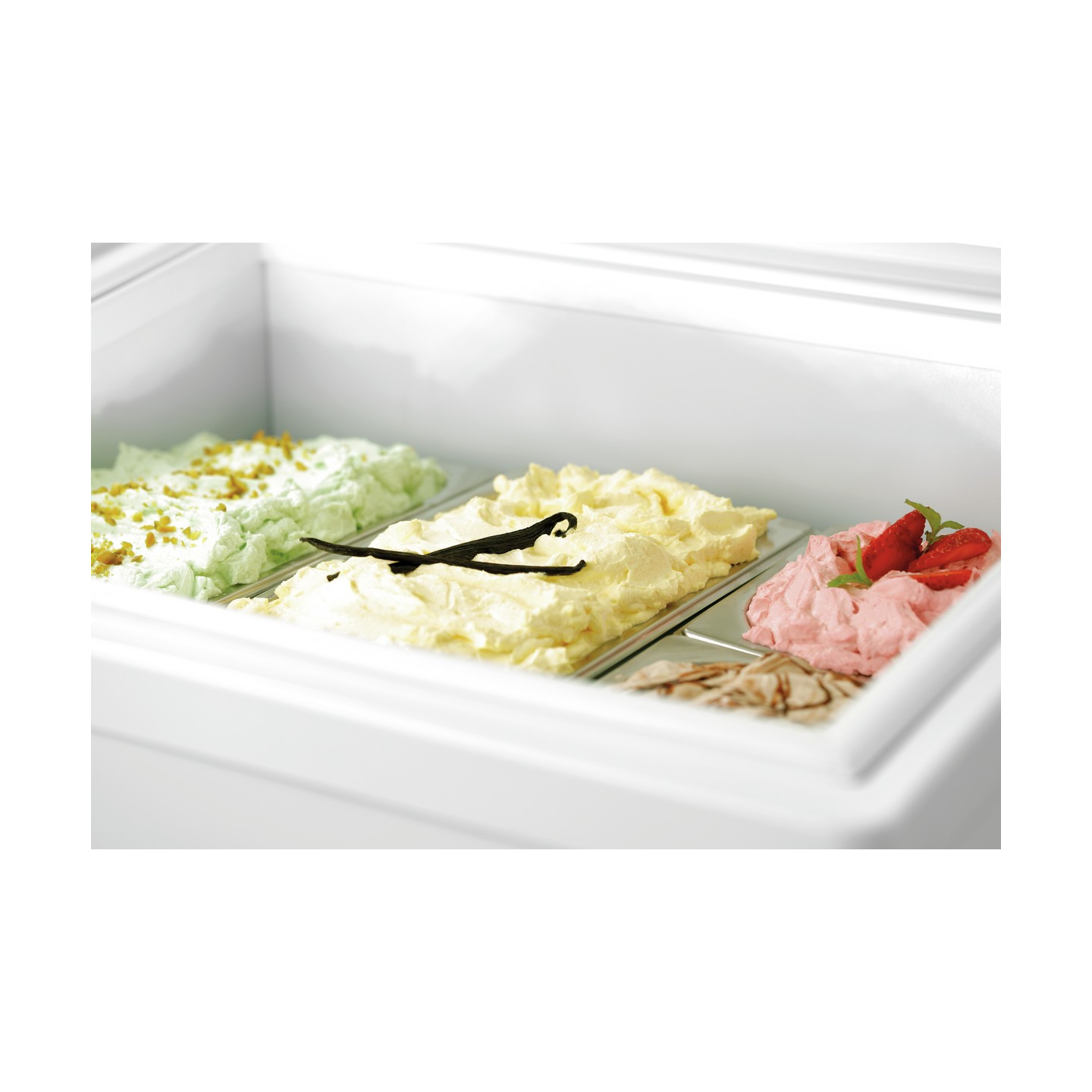 Vitrine à glaces pratique 3 bacs de 5L Bartscher 700941 mondialchr.com