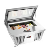 Vitrine à glaces pro 4 bacs de 6.5L Bartscher 700248 - mondialchr.com