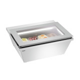 Vitrine à glaces pro 4 bacs de 6.5L Bartscher 700248 - mondialchr.com
