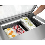 Vitrine à glaces pro 4 bacs de 6.5L Bartscher 700248 - mondialchr.com
