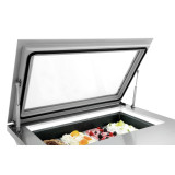 Vitrine à glaces pro 4 bacs de 6.5L Bartscher 700248 - mondialchr.com