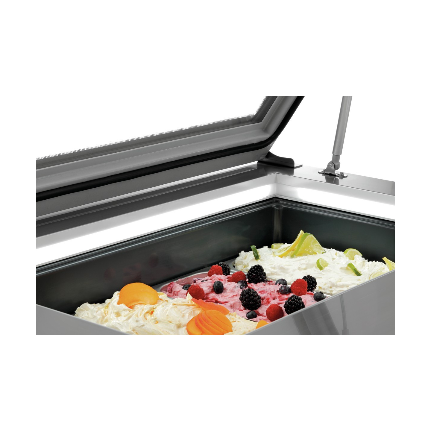 Vitrine à glaces pro 4 bacs de 6.5L Bartscher 700248 - mondialchr.com