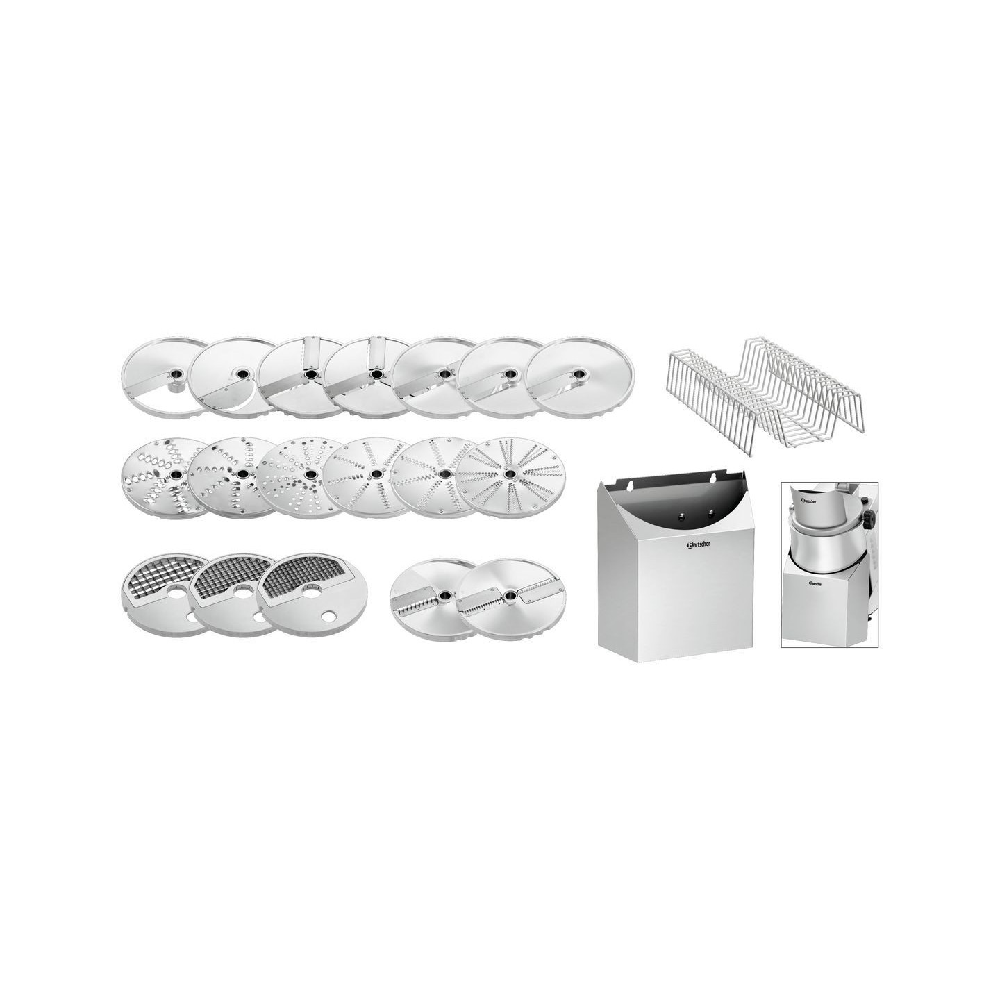Coupe-légumes électrique 120327 Bartscher Découpe Pro – mondialchr.com