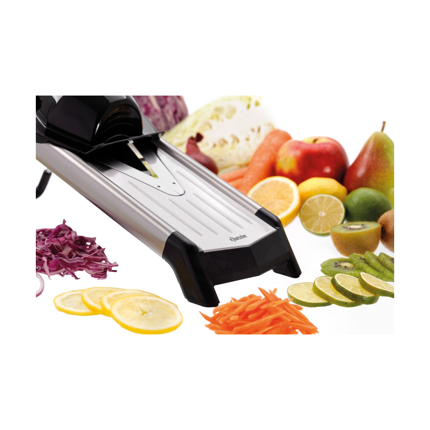 Mandoline pro inox Bartscher 500319 – Découpe précise – mondialchr.com