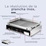 Plancha gaz large confort PCLA2MA-KR  KRAMPOUZ - mondialchr.com