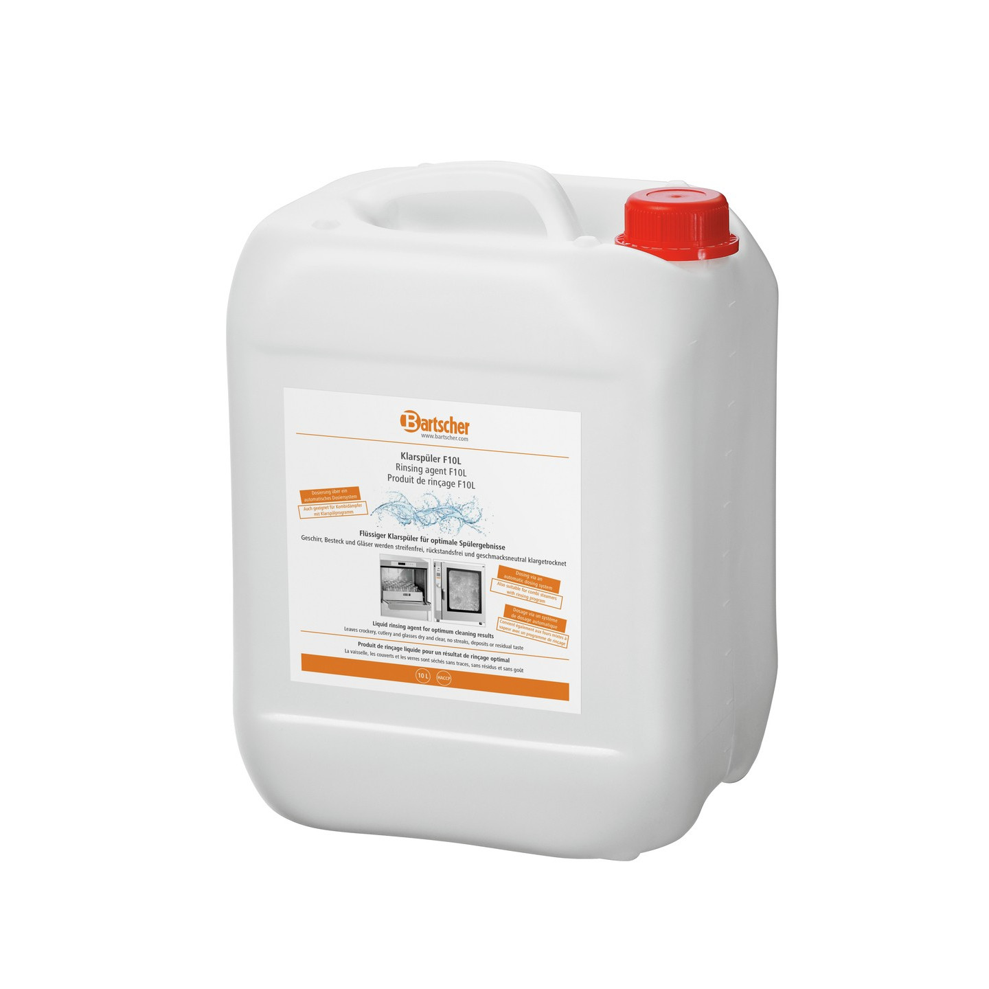 Produit de rinçage Pro 173272 Bartscher Sans traces – mondialchr.com